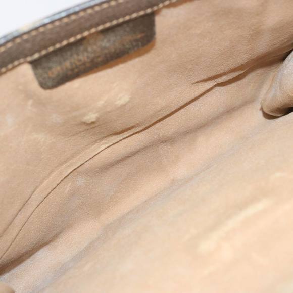 GUCCI GG Supreme Web Sherry Line Clutch Bag PVC Beige 41 014 3087 Auth ac2797 - Picture 9 of 16